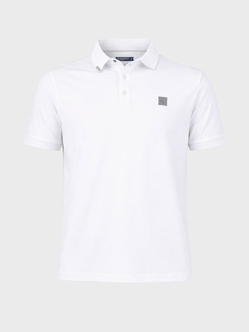 Men's White Regular Fit Solid Casual T-Shirts