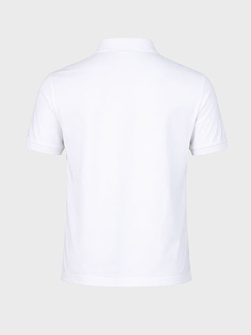 Men's White Regular Fit Solid Casual T-Shirts