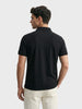 Men's Black Regular Fit Solid Casual Polo T-Shirts