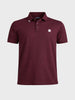 Men's Maroon Regular Fit Solid Casual T-Shirts