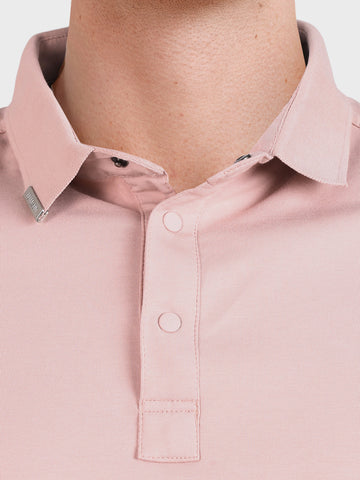 Men's Pink Regular Fit Printed Casual T-Shirt