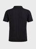 Men's Black Regular Fit Solid Casual Polo T-Shirts