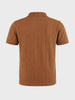 Men's Brown Regular Fit Solid Casual Polo T-Shirts