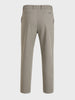 Men's Olive Regular Fit Solid Casual Trousers