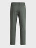 Men's Olive Regular Fit Solid Casual Trousers