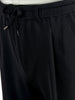 Men's Black Regular Fit Solid Casual Trousers