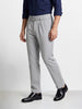 Men's Grey Relaxed Straight Fit Solid Casual Trousers
