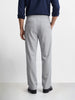 Men's Grey Relaxed Straight Fit Solid Casual Trousers
