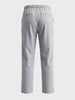 Men's Grey Relaxed Straight Fit Solid Casual Trousers