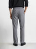 Men's Grey Relaxed Staright Fit Solid Casual Trousers