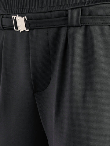 Men's Black Relaxed Staright Fit Solid Casual Trousers