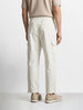 Men's White Relaxed Fit Solid Utility Cargo