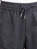 Men's Grey Relaxed Fit Solid Utility Cargo