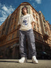 Men's Grey Relaxed Fit Solid Utility Cargo