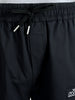 Men's Black Relaxed Fit Solid Utility Cargo