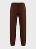 Men's Brown Relaxed Fit Solid Casual Joggers