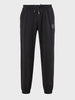 Men's Black Relaxed Fit Solid Casual Joggers