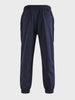 Men's Blue Relaxed Fit Solid Casual Joggers