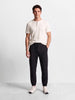 Men's Black Relaxed Fit Solid Casual Jogger