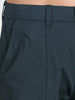 Men's Grey Relaxed Fit Solid Utility Cargo