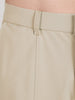 Men's Beige Relaxed Fit Solid Utility Cargo