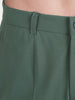Men's Green Relaxed Fit Solid Utility Cargo