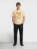Men's Black Relaxed Fit Solid Utility Cargo