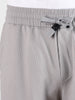 Men's Grey Relaxed Fit Solid Utility Cargo