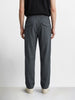 Men's Grey Relaxed Fit Solid Utility Cargo