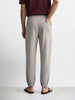Men's Grey Relaxed Fit Solid Casual Joggers