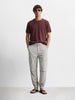 Men's Grey Relaxed Fit Solid Casual Joggers