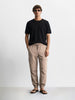 Men's Brown Relaxed Fit Solid Casual Joggers