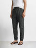 Men's Grey Relaxed Fit Solid Casual Joggers