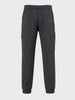 Men's Grey Relaxed Fit Solid Casual Joggers