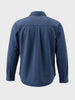 Men's Navy Blue Regular Fit Solid Casual Shirt