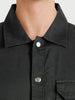 Men's Black Regular Fit Solid Casual Shirt