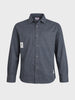 Men's Grey Regular Fit Solid Casual Shirt