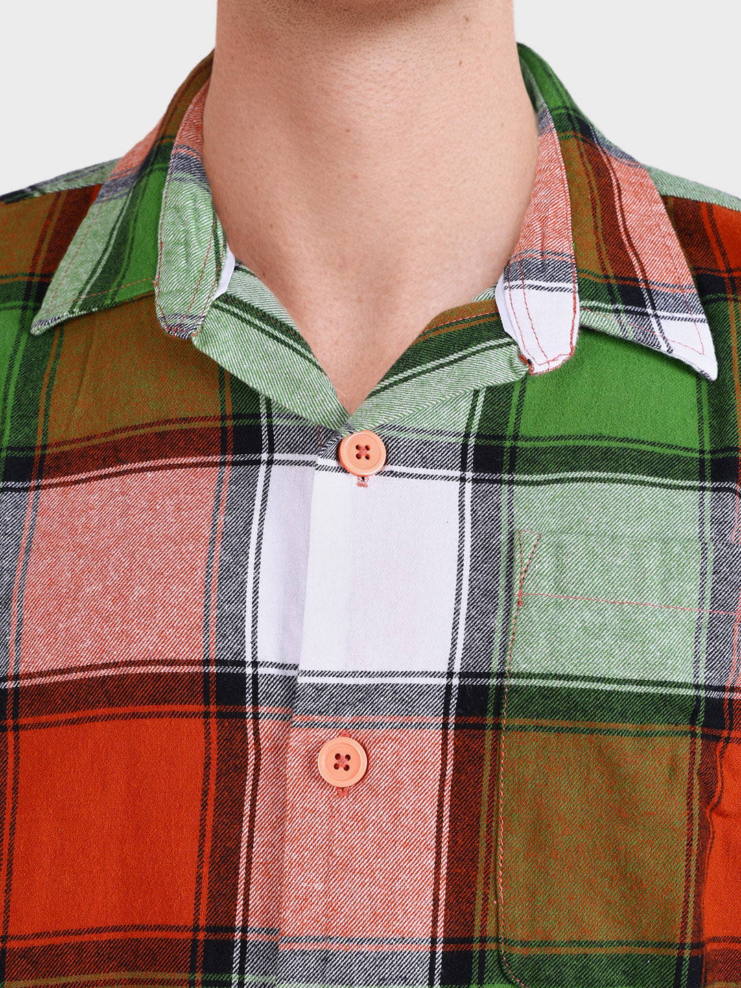 Men's Multicolor Regular Fit Checkered Casual Shirt