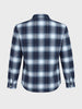 Men's Blue Regular Fit Checkered Casual Shirt