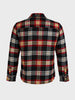 Men's Red Regular Fit Checkered Casual Shirt