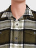 Men's Green Regular Fit Checkered Casual Shirt