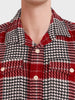Men's Red Regular Fit Checkered Casual Shirt