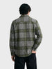 Men's Green Regular Fit Checkered Casual Shirt