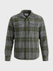 Men's Green Regular Fit Checkered Casual Shirt