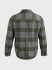 Men's Green Regular Fit Checkered Casual Shirt