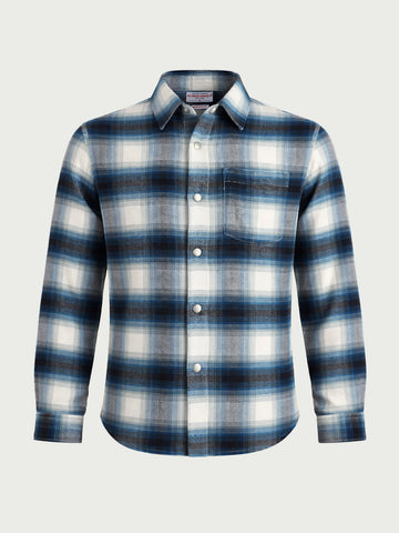 Men's Teal Regular Fit Checked Casual Shirt