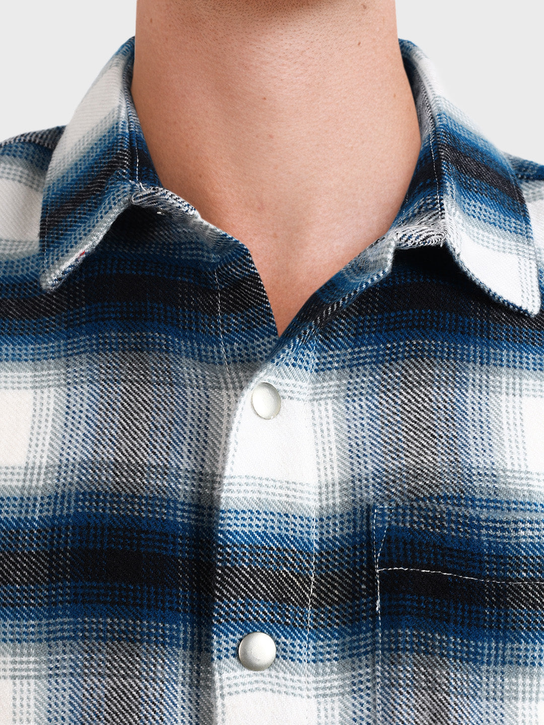 Men's Teal Regular Fit Checked Casual Shirt