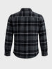 Men's Black Regular Fit Checked Casual Shirt