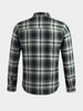 Men's Green Slim Fit Checkered Casual Shirts
