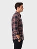 Men's Pink Slim Fit Checkered Casual Shirts